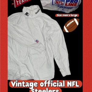 White NFL Steelers Turtleneck
